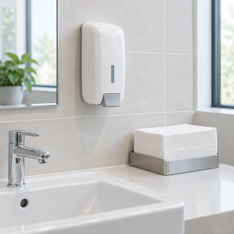 Dispenser de sabonete e aromatizador
