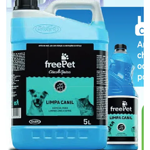 Limpa Canil FreePet 2 L / 5 L