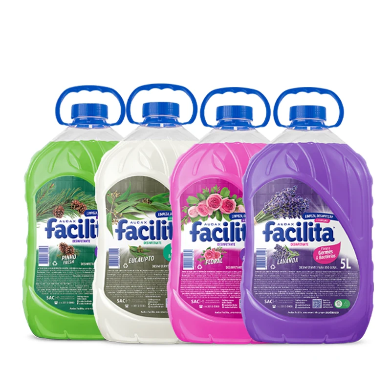 Facilita Desinfetante 5 L nos quatro aromas, imagem do fabricante