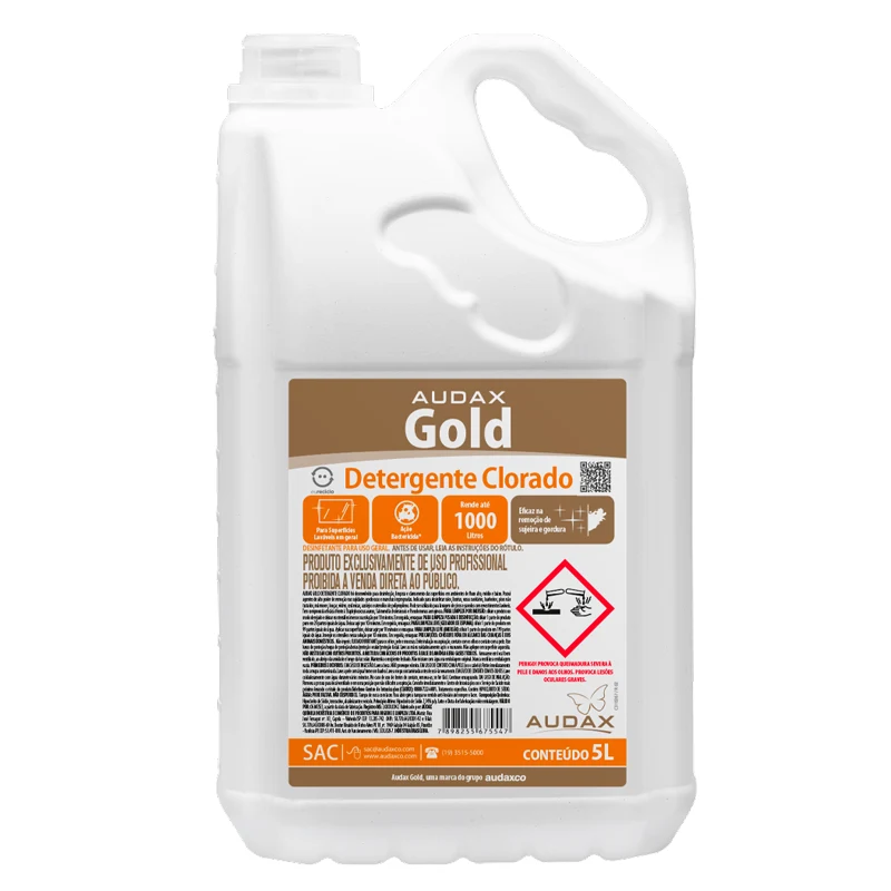Gold Detergente Clorado 5 L, imagem do fabricante